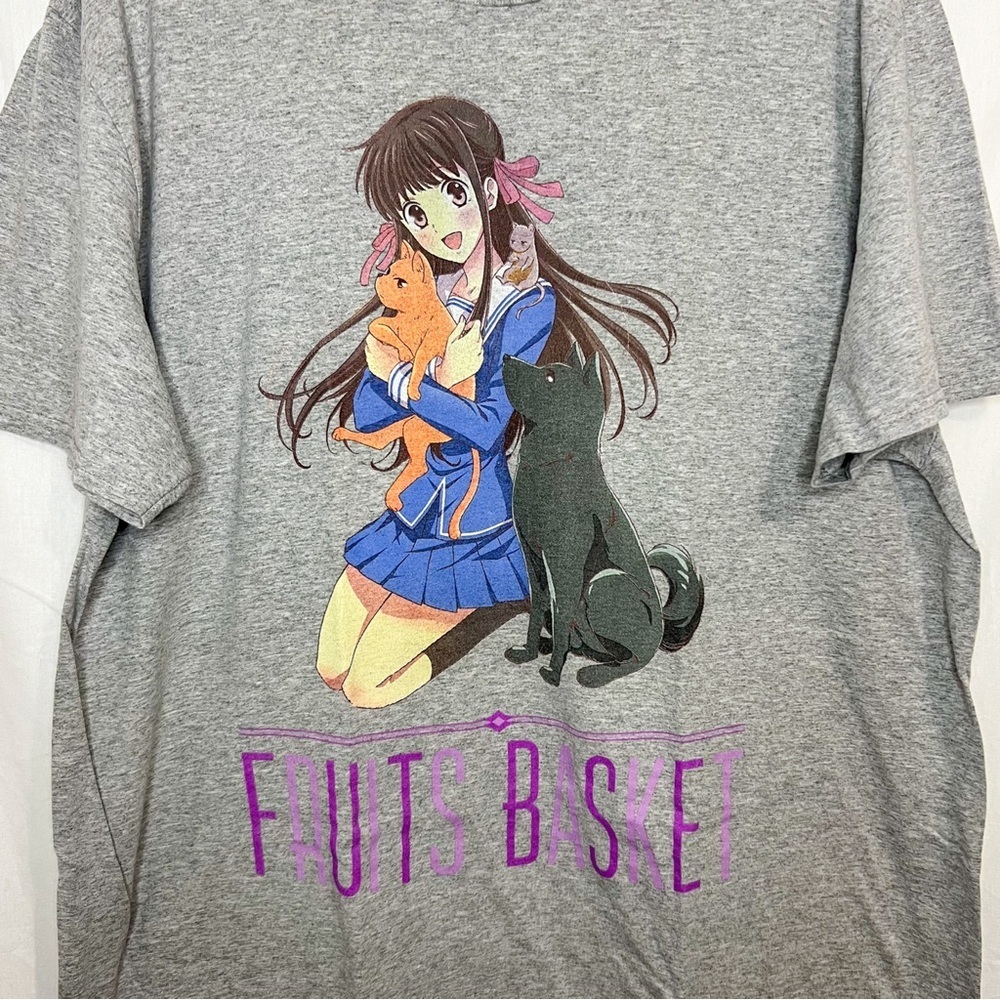 Fruits Basket Anime Loot Wear T-Shirt, Gray, Size XL - Picture 5 of 5
